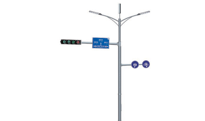 综合杆,多杆合一,智慧路灯杆